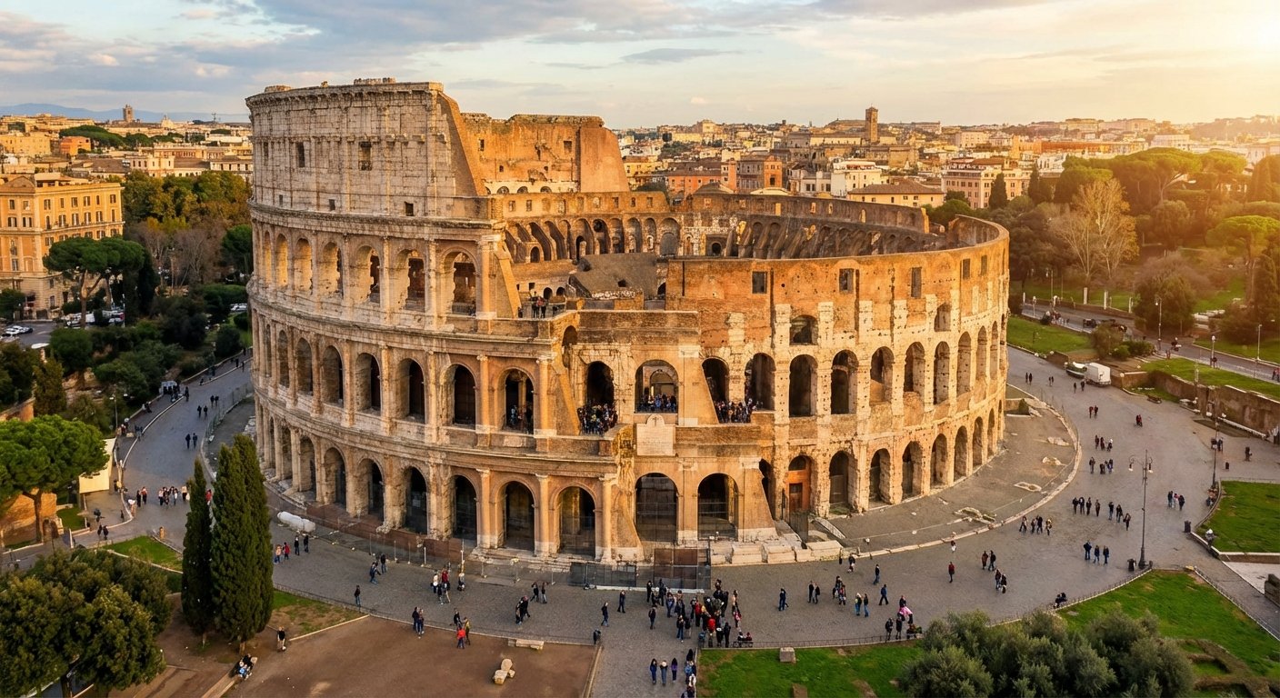 Le Colisée de Rome - Vue d'ensemble